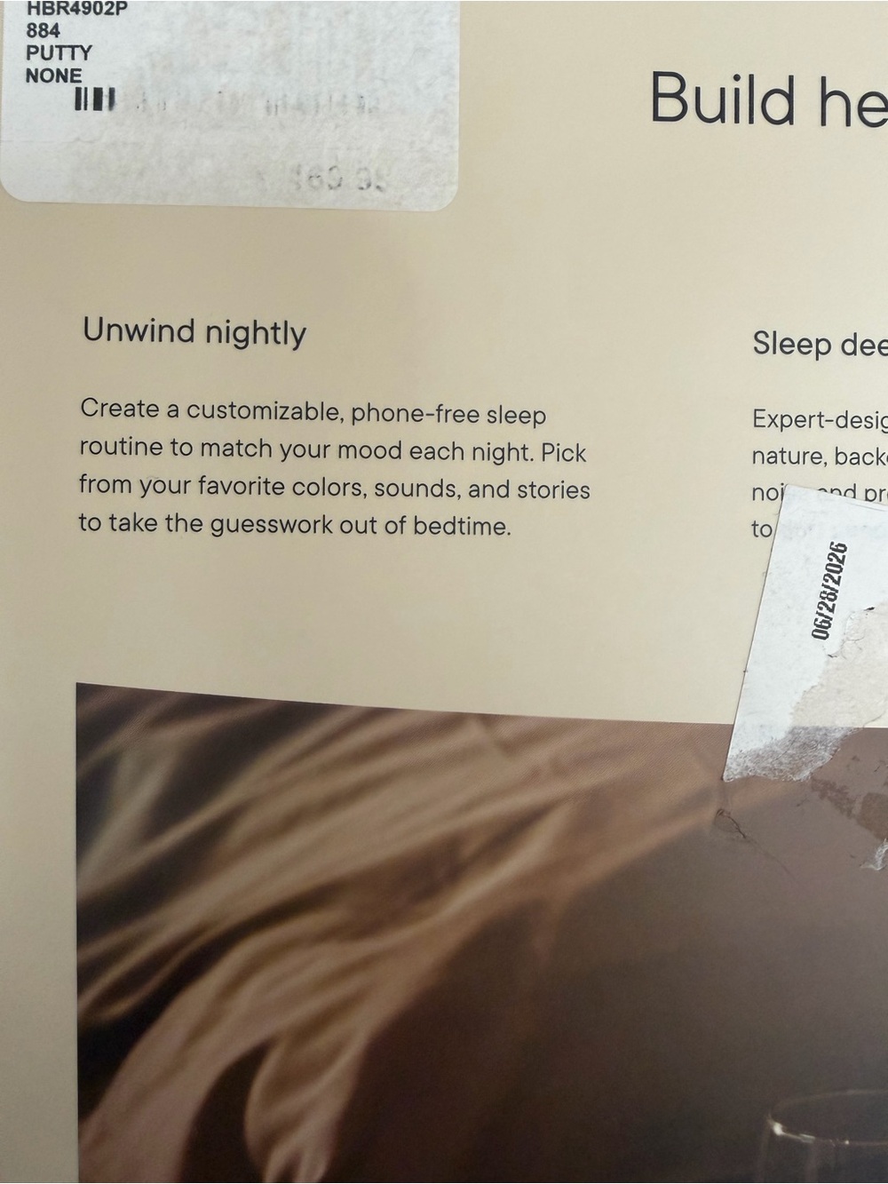 Hatch 3 Sleep Clock - Putty - Picture 7 of 16